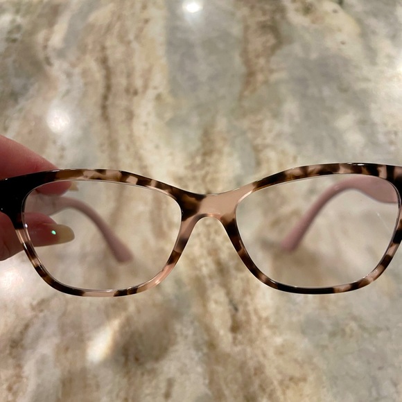 Prada glasses frame made in Italy, model VPR03W ROJ-101, with matching case - Picture 2 of 9